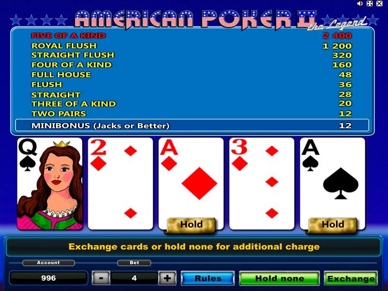 игровые автоматы i американ покер 2