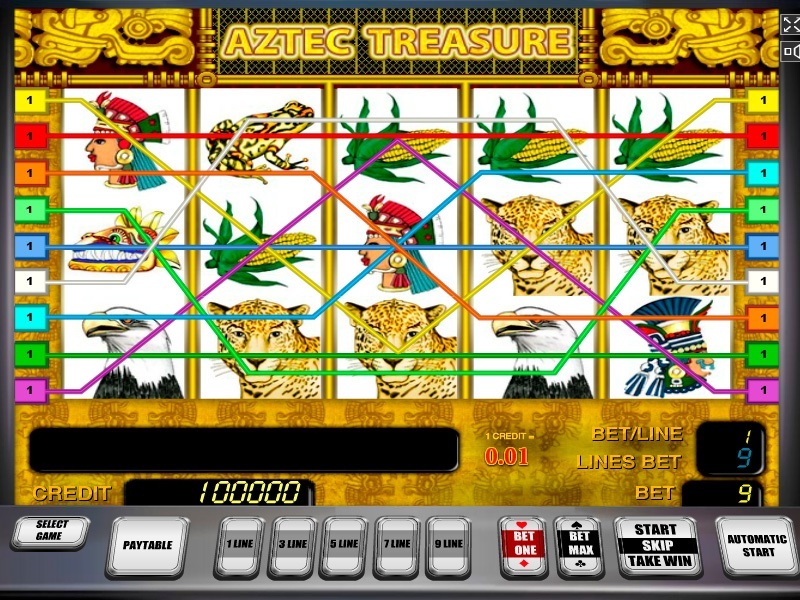 Aztec Treasure Slot Machine Online for Free | Play Novomatic game