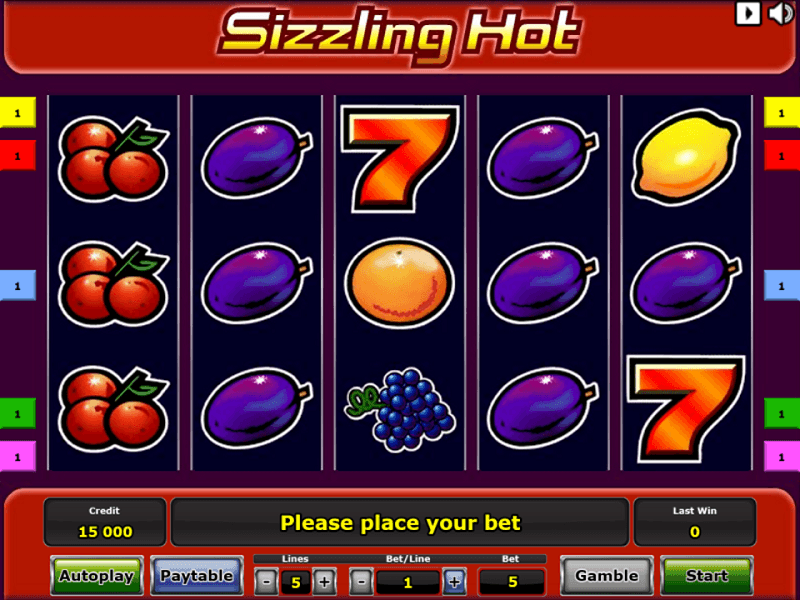 Sizzling Hot Slot Machine Free
