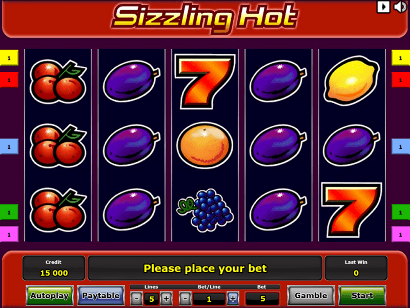 Free sizzling 7 slot games