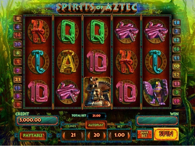 Spirits of Aztec Slot Machine