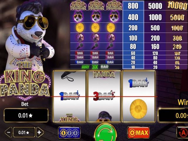 panda slot machine wins
