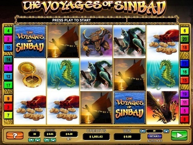 sinbad adventure slot machine for sale