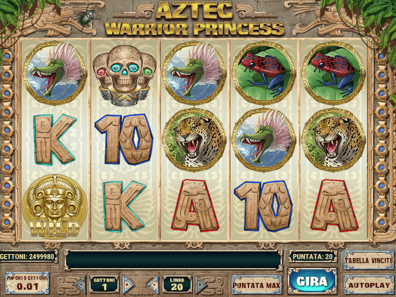 Aztec Warrior Princess Bonus Feature (Play'n Go)