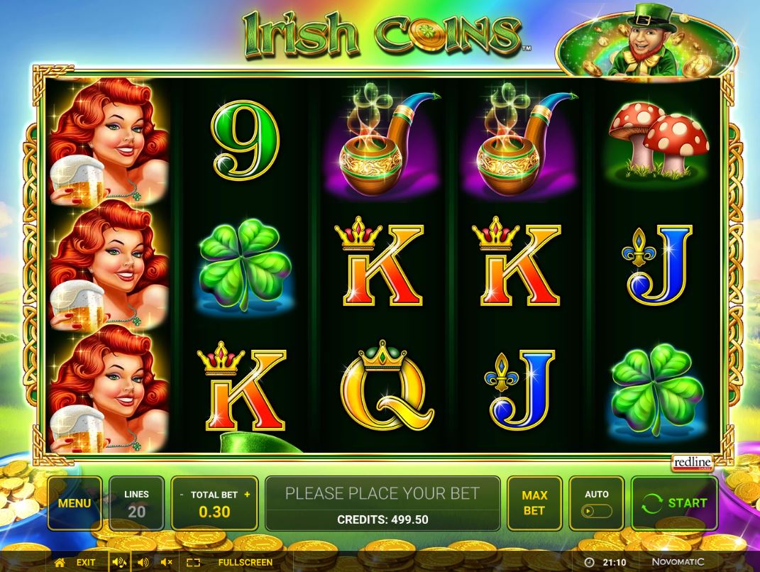 slot machines online irish coins